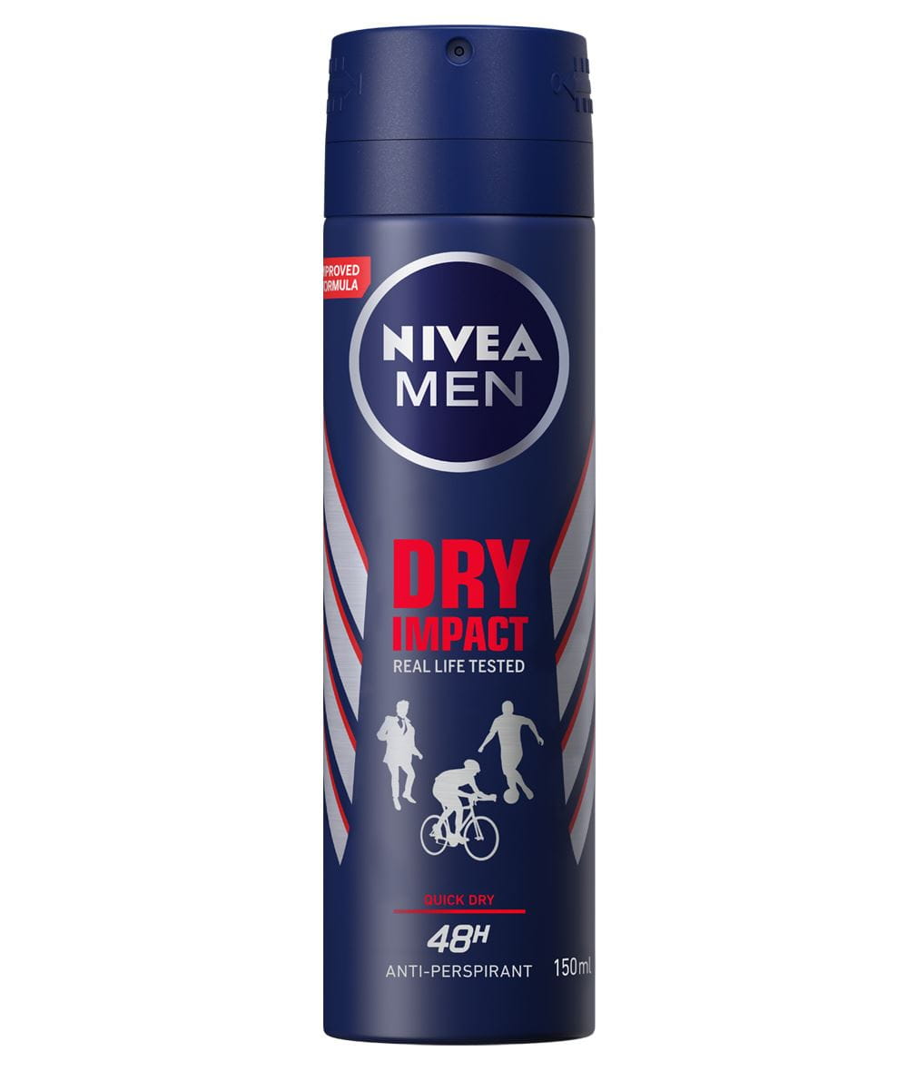 Deodorant | Powerful Sweat Protection | NIVEA MEN Dry Impact